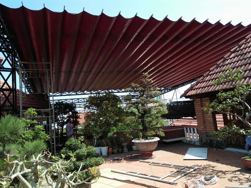 mái che sân vườn