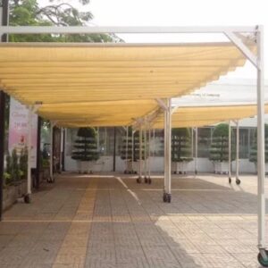 Mái xếp di động nhà hàng