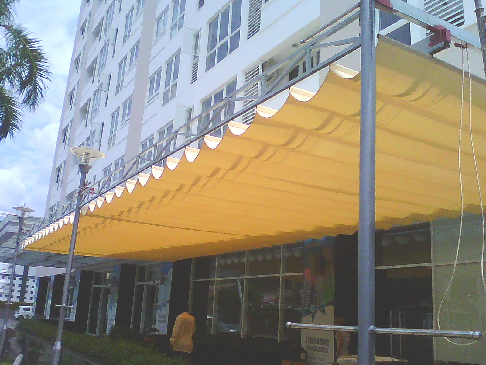 mái xếp bạt