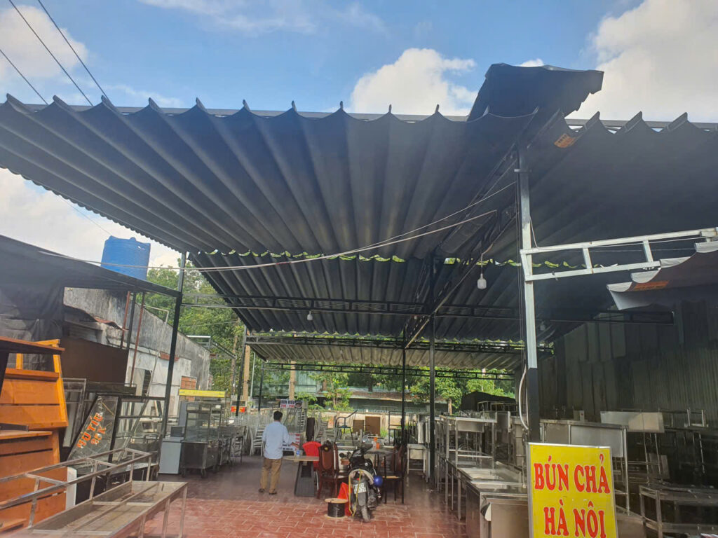 mái xếp di động mái xếp di động